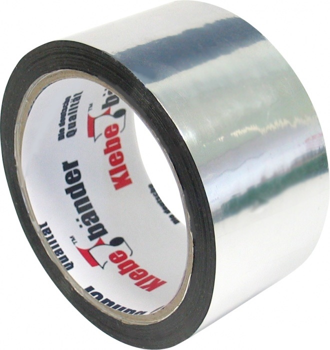 Скотч алюминиевый (Aluminium Tape), (Klebebander) 0,1 х 50 мм