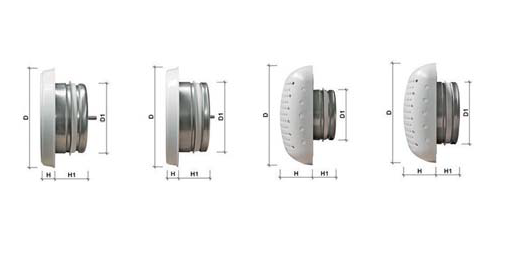 Uponor Ventilation противопожарный приточный диффузор фото